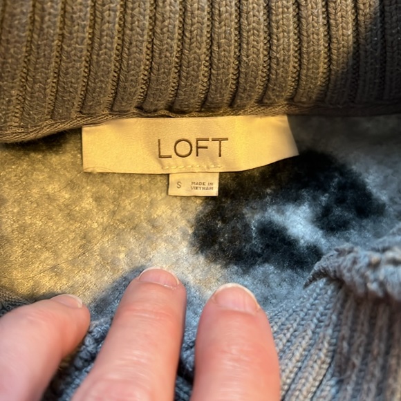 LOFT animal print fleece/sweater - Picture 3 of 5